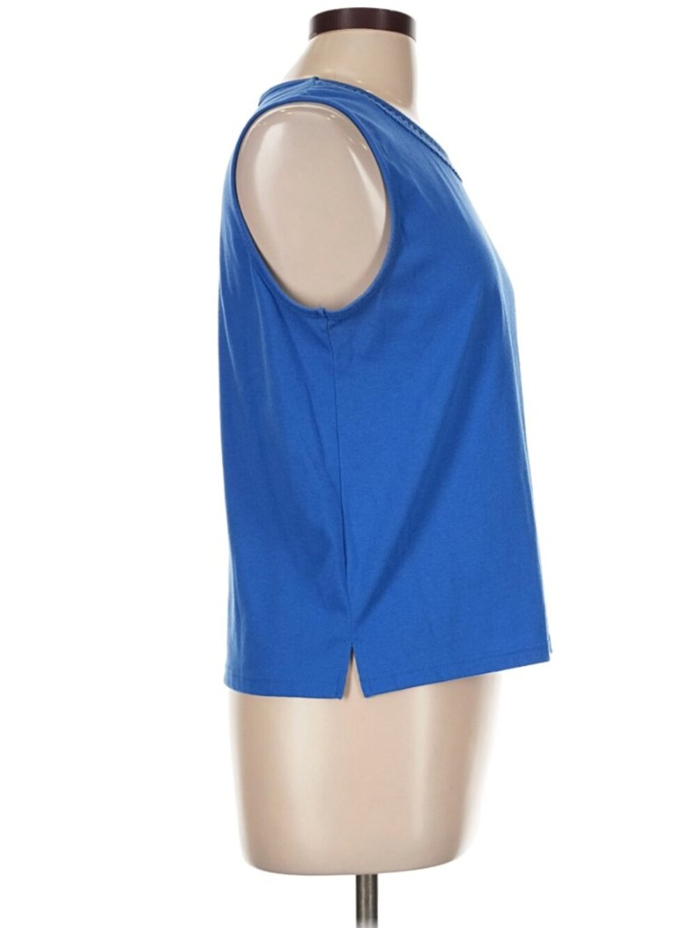 Jenny Boston Boutique Sleeveless Lightweight Tank Top in Royal Blue - Size Large - Picture 3 of 7